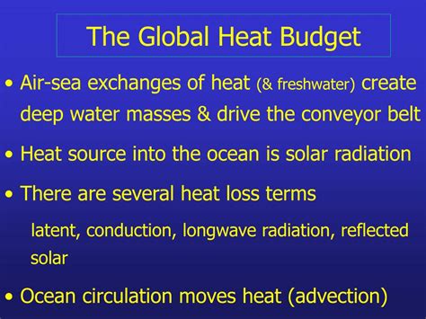 PPT - The Global Heat Budget PowerPoint Presentation, free download ...