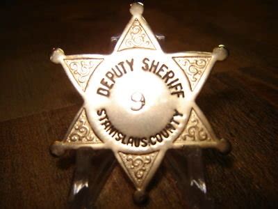 Sheriff badge Stanislaus County California | #128377982