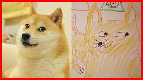 Doge Speed Drawing (such art, very oil pastel, new leonardo da vinci ...