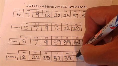 Lotto Generator 1 To 47 Number