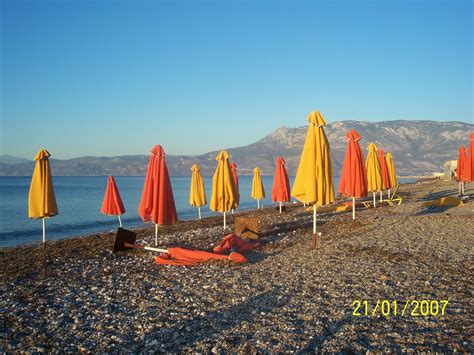 Kalamia beach in winter Photo from Kalamia in Corinth | Greece.com