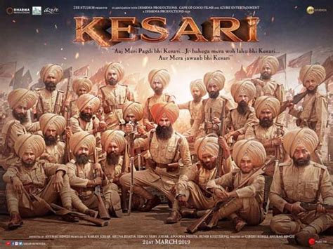 Kesari 2019: Hindi Movie Full Star Cast, Story, Release Date, Hit or ...