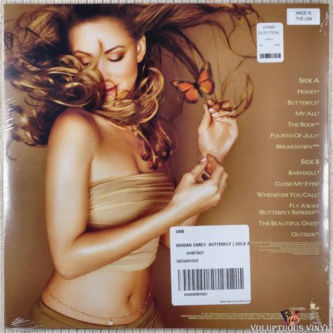 Mariah Carey ‎– Butterfly (2020) Vinyl, LP, Album, Limited Edition, Gold/Clear Ripple Effect ...