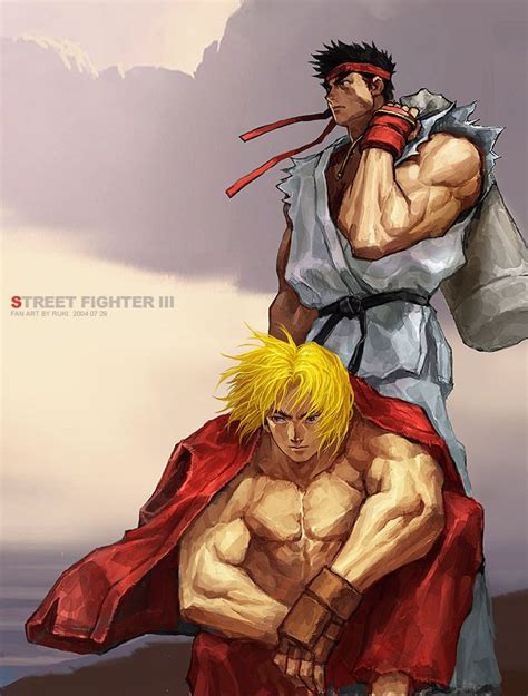 Ryu & Ken, Street Fighter artwork by Ruki Ken Street Fighter, Tekken X ...