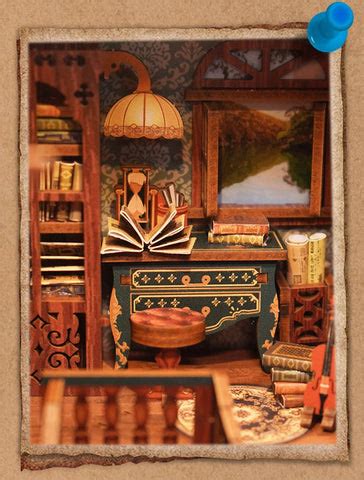 Sherlock Holmes Detective Agency Wooden Puzzle Book Nook – Fifijoy