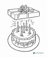 Birthday Coloring Pages sketch template