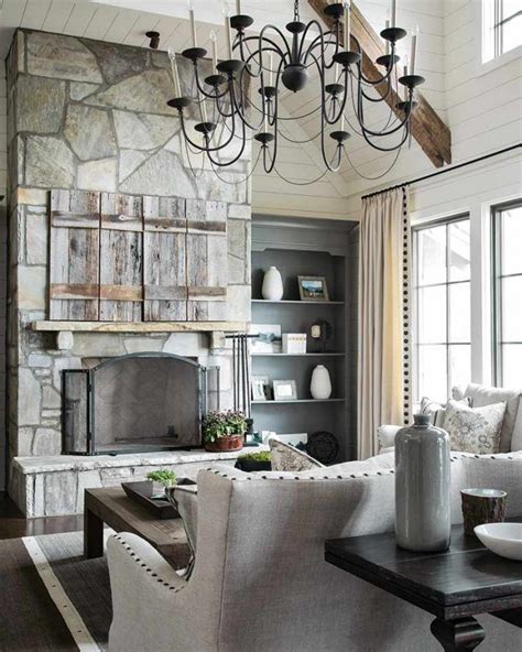 The Most Beautiful Mountain Lodge Fireplaces - Cottage Journal ...