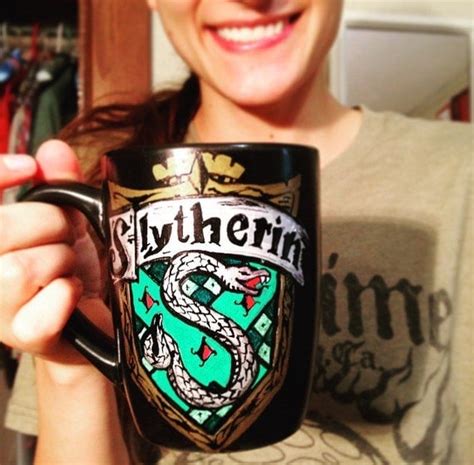 Slytherin House Cup by PositivelyCupCrazy on Etsy