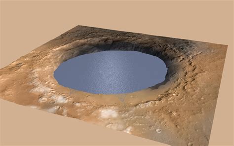 Simulated View of Gale Crater Lake on Mars – NASA Mars Exploration