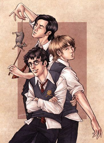 Books Male Characters Fan Art: Marauders | The marauders, Harry potter, Harry potter fan art