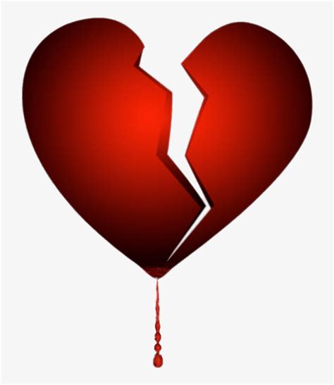 Emoji Broken Heart Transparent Background A love heart broken in two