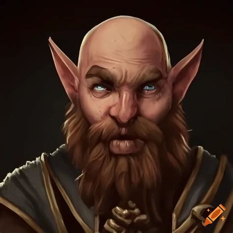 Photo realistic depiction of a male deep gnome monk dnd thief on Craiyon