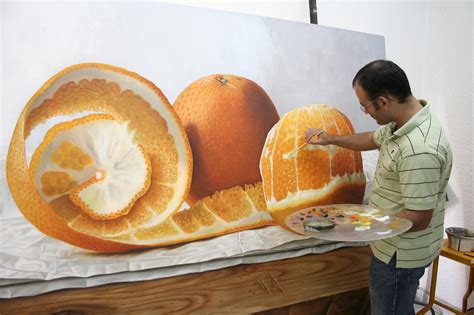 Artist: Omar Ortiz "Espiral citrico" | Fine art painting, Realistic paintings, Hyper realistic ...