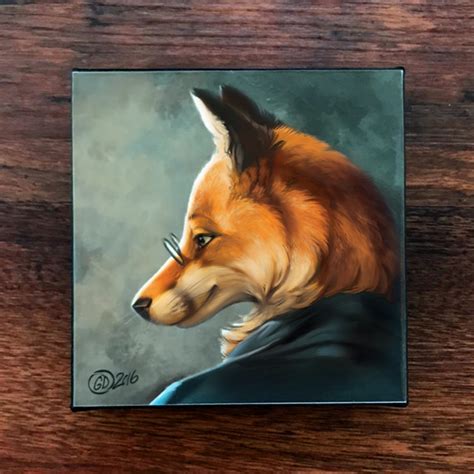 Canvas: Clever As A Fox | Golden Druid