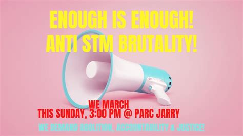 A protest against STM brutality is happening in Montreal on Sunday