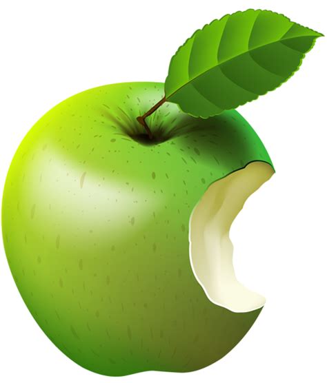 Bitten Apple Green Transparent Clip Art Image | Papel de parede mac, Imagens de frutas, Frutas