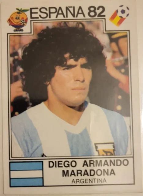 PANINI ESPANA 82 Spain 1982 Diego Armando Maradona Sticker 176 World Cup £250.00 - PicClick UK