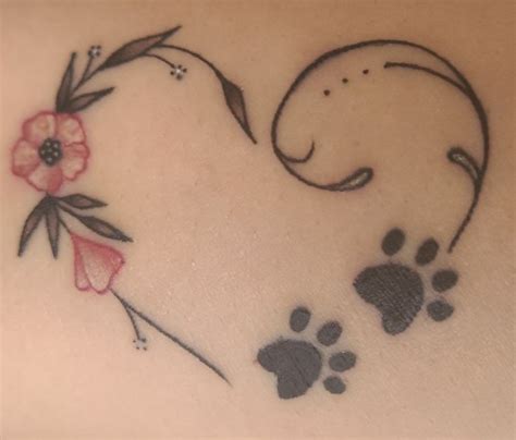 Dog loves tattoo | Owl tattoo, Dog tattoos, Tattoos for daughters