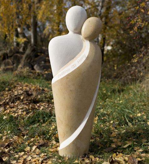 Limestone Carved Abstract Sculpture from Austria - StoneContact.com