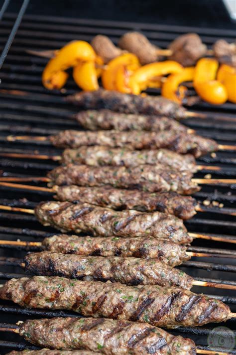 Lebanese Kafta Kabob Recipe with Lamb and Beef - Colorful Recipes