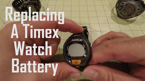 How To Replace A Timex Watch Battery - YouTube