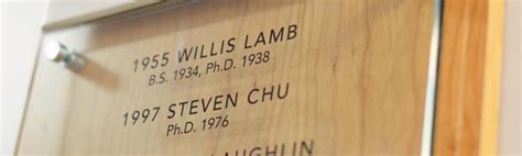 New Display Honors Alumni Nobel Prize Winners | Physics