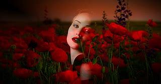 poppy red lips | youtu.be/RwUGSYDKUxU | CLAUDIA DEA | Flickr