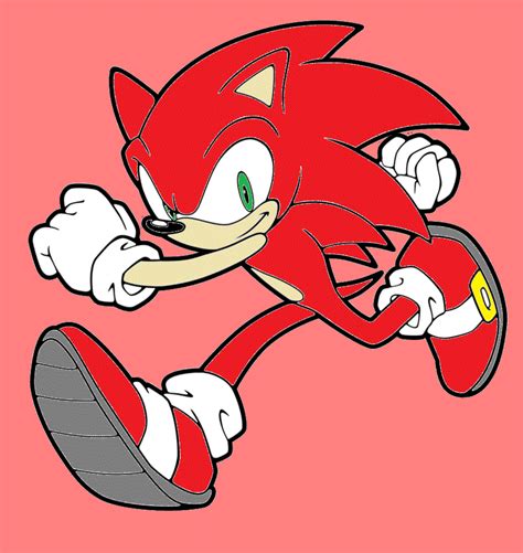 Red Sonic by SonictheHedgefox on DeviantArt