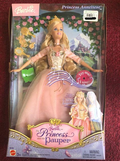 Barbie Princess Anneliese From The Princess And The Pauper (2004 ...