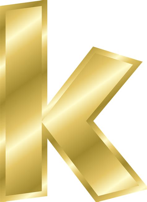 Brief K Kleine Letters - Gratis vectorafbeelding op Pixabay