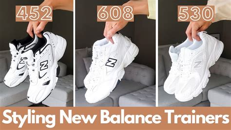 NEW BALANCE TRAINERS 452 - 608 - 530 STYLING + REVIEW | How To Wear New Balance Running Trainers ...