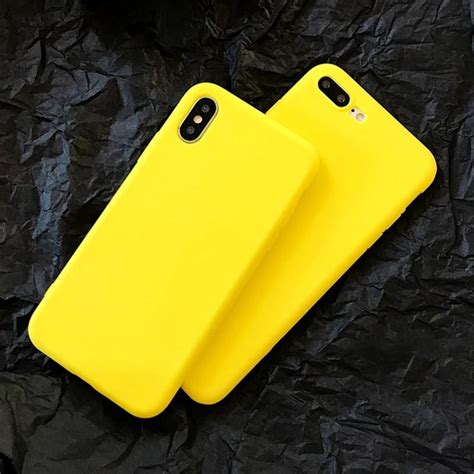 Minimalistic Yellow Candy Color iPhone Case | Yellow iphone case ...