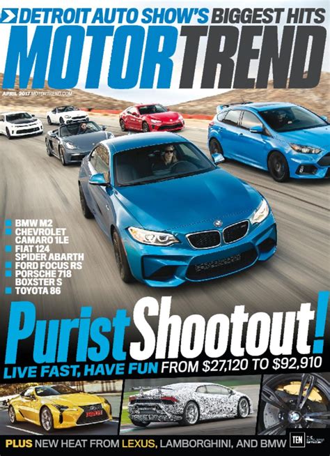 Motor Trend Magazine | A Look Into the Automotive World - DiscountMags.com