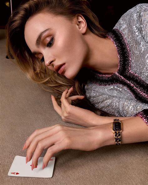 Lily-Rose Depp in Chanel Première Édition Originale Watch Ad