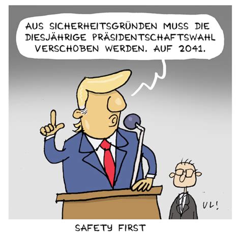 Safety first By Uliwood | Politics Cartoon | TOONPOOL