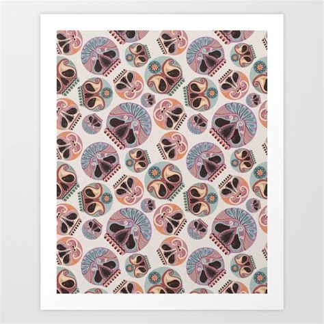 SUGAR SKULL CANDY Art Print by Kiley Victoria | Society6