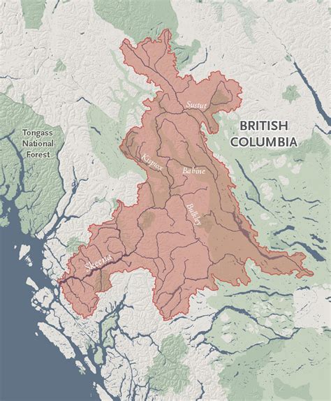 Skeena River Map