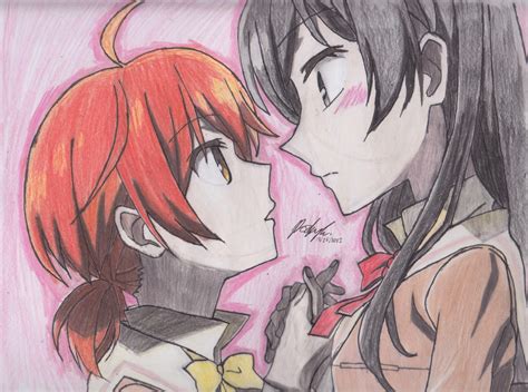 Yuu x Touko fanart (by me) : r/YagateKiminiNaru