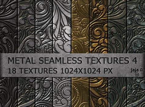 Metal seamless textures pack 4 by jojo-ojoj on DeviantArt