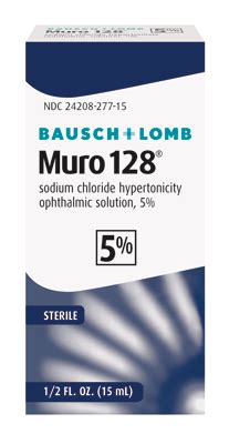 Muro 128 5% (Sodium Chloride Hypertonicity Ophthalmic Solution, 5%)