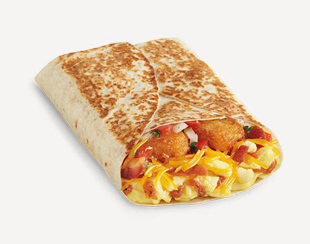 Del Taco Macho Breakfast Burrito - Burrito Walls