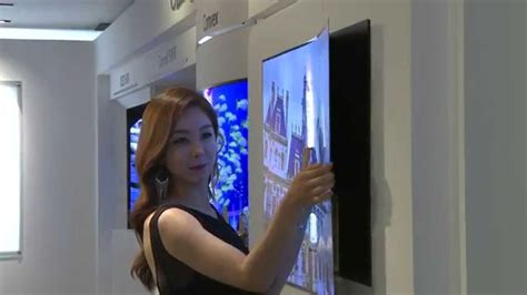 LG's 1mm OLED Wallpaper TV - YouTube