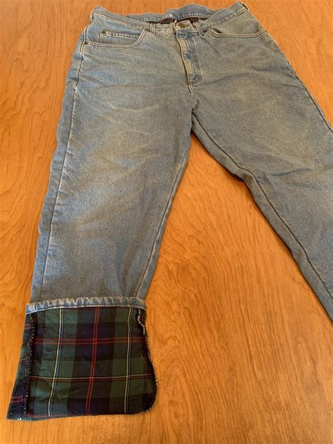 Vintage Vintage pre 1994 LL Bean Flannel Lined Jeans | Grailed