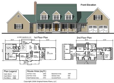 Cape Cod House Plans with Inlaw Suite | plougonver.com