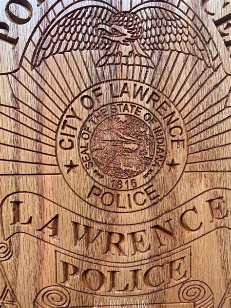 Lawrence IN Police Badge or Patch // Lawrence Police// Police - Etsy