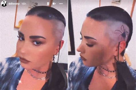 Demi Lovato leaves fans stunned with new Grandmother Spider tattoo on skull