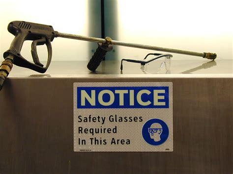 Safety glasses required | Please attribute this photo with t… | Flickr