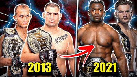 UFC Rankings Then and Now Heavyweight Edition - YouTube