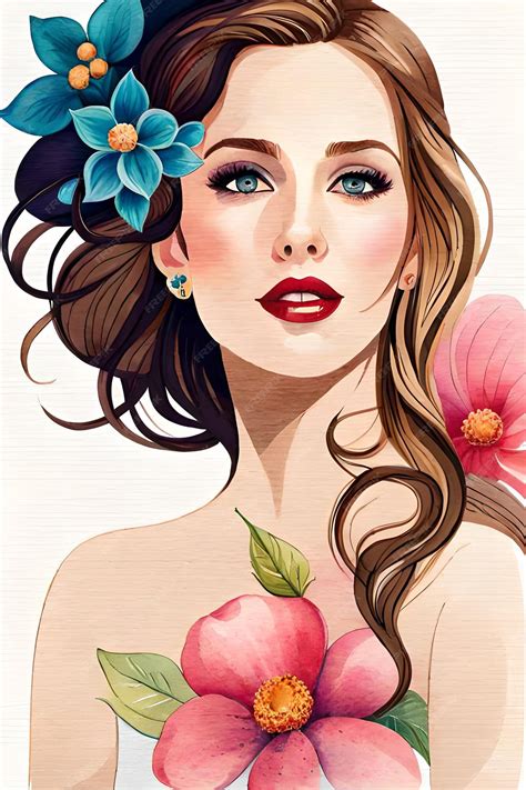 Premium Photo | Hand Drawn Floral Wedding invitation card template