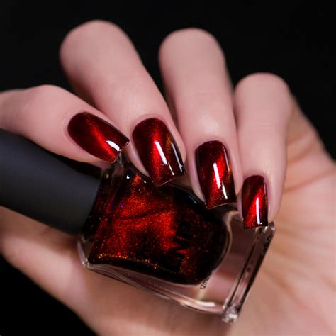 Poison - Blood Red Magnetic Nail Polish by ILNP
